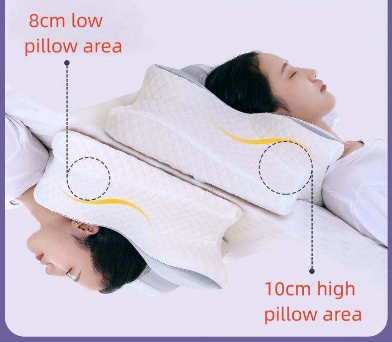Ergonomic Cervical Pillow For Sleeping Orthopedic Support Pillows Odorless Contour Neck Pain Memory Foam Pillow - Elevate
