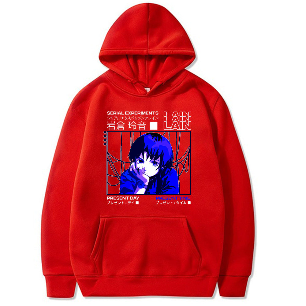 Printed Loose Hoodie Sweatshirt Wear - Elevate