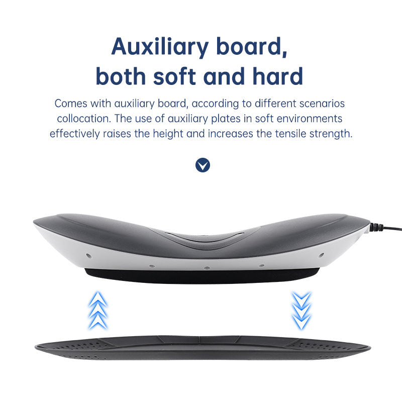 Waist Massager Lumbar Traction Inflatable Hot Compress Back Cervical Stretcher Massage Air Pressure Reduce Relief Pain - Elevate