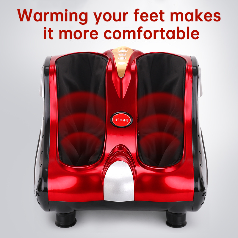 Full-Coverage Heating Smart Massager for Foot and Leg Therapy: Acupoint Massaging Device for Foot, Leg, and Sole Wellness - Elevate