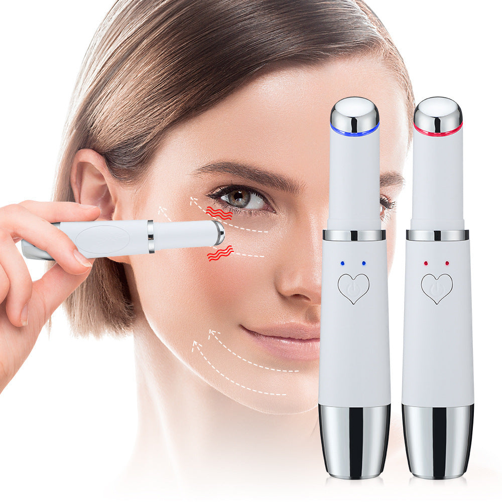 Red And Blue Eye Beauty Instrument Home Eye Beauty Instrument Heating Eye Massager Vibration Imported Beauty Instrument - Elevate
