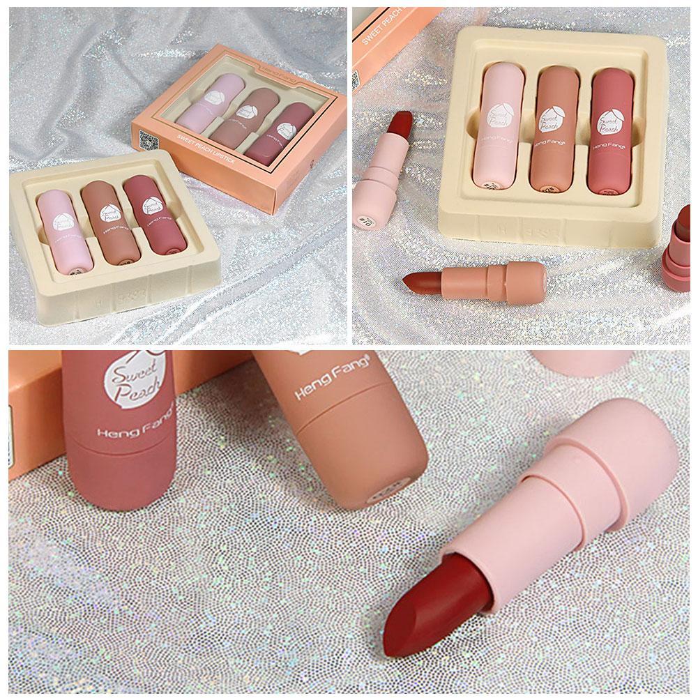 Fashion Lipstick Gold Leaf Jelly Temperature-changed Lip Balm Moisturizer Lips Beauty Makeup Brand HengFang 3 Colors - Elevate