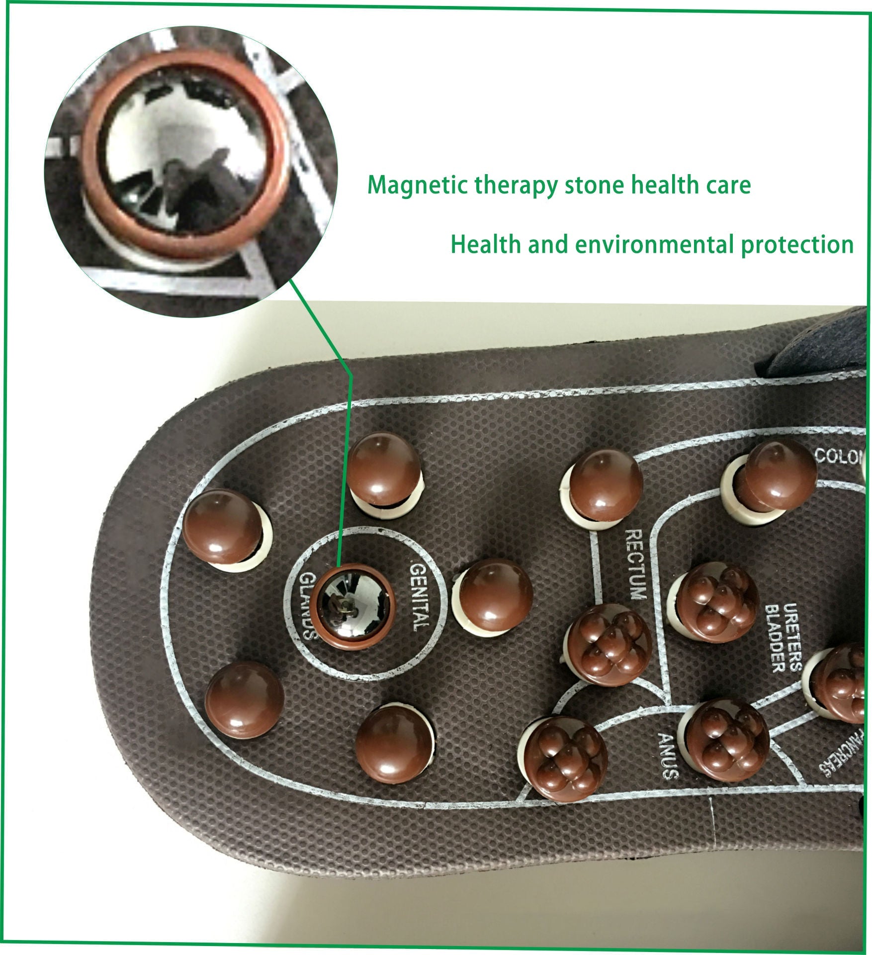 Massage Slippers, Elastic Foot Therapy, Health Spring, Rotating Massage Shoes, Magnetic Therapy, Foot Acupoint Health Massage - Elevate