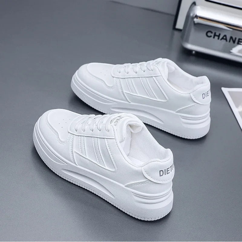 Casual Shoes Women Sports Shoes Wear-resistant and Breathable Female White Shoes Women Tennis Sneakers Lady Simple  New - Elevate