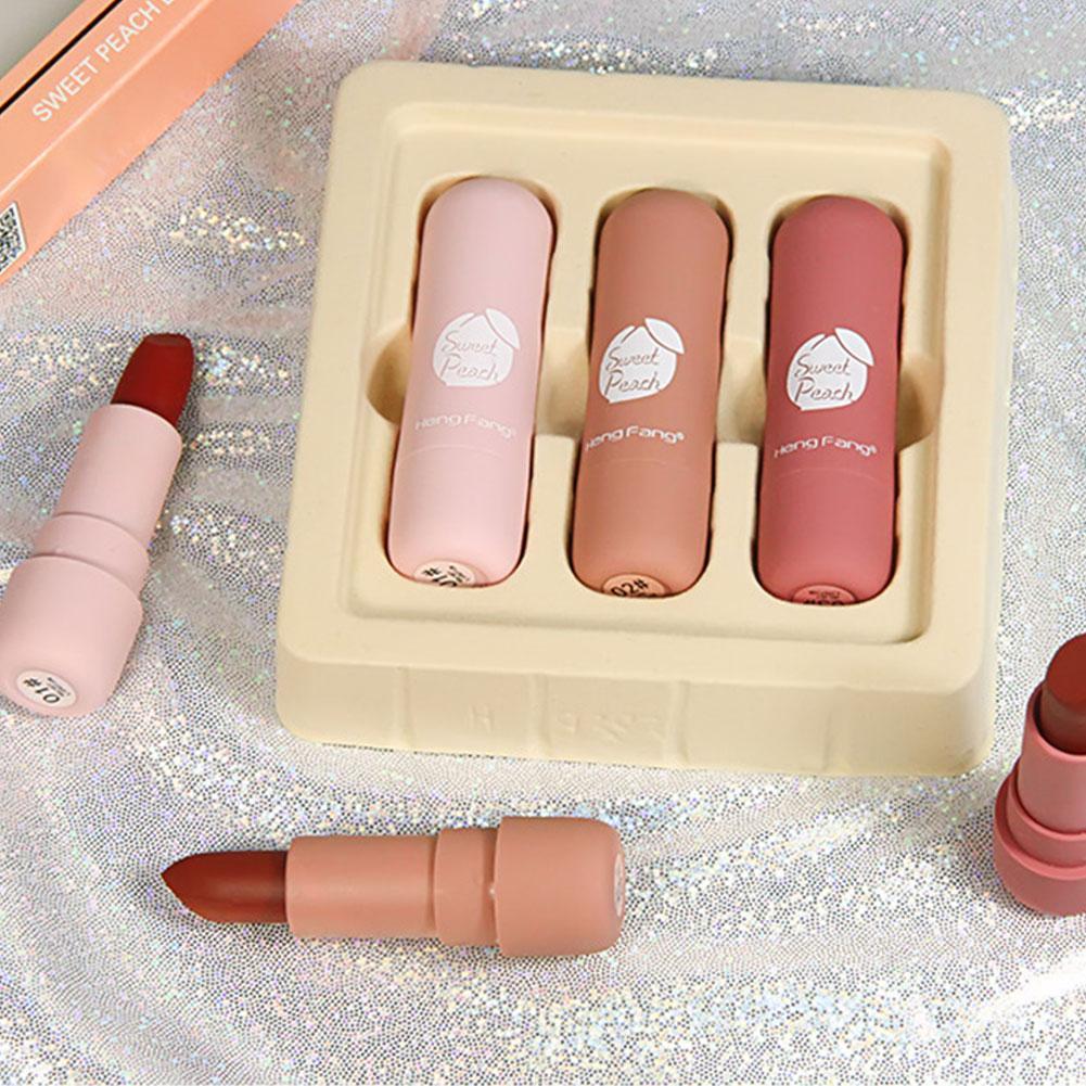 Fashion Lipstick Gold Leaf Jelly Temperature-changed Lip Balm Moisturizer Lips Beauty Makeup Brand HengFang 3 Colors - Elevate