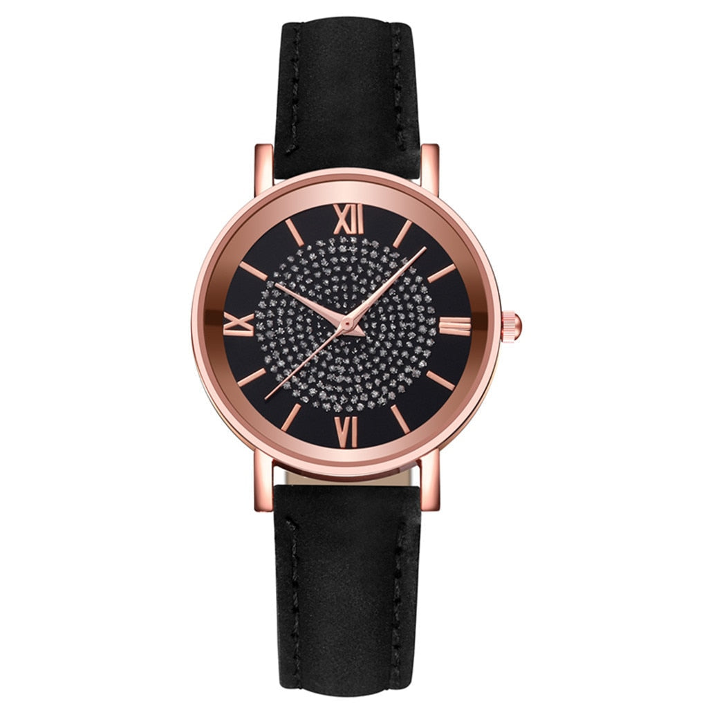 Luxury Watches Quartz  Watch Stainless Steel Dial Casual Bracele Watch - Elevate