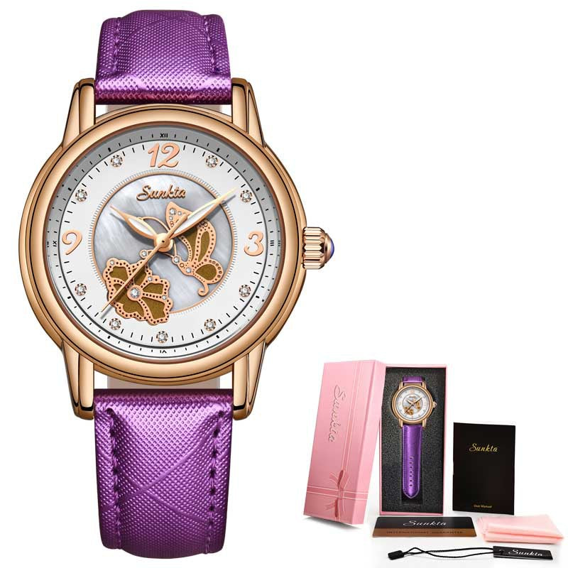 Lige High Quality Ceramic Watch Ladies Watch Exquisite Waterproof Watch - Elevate