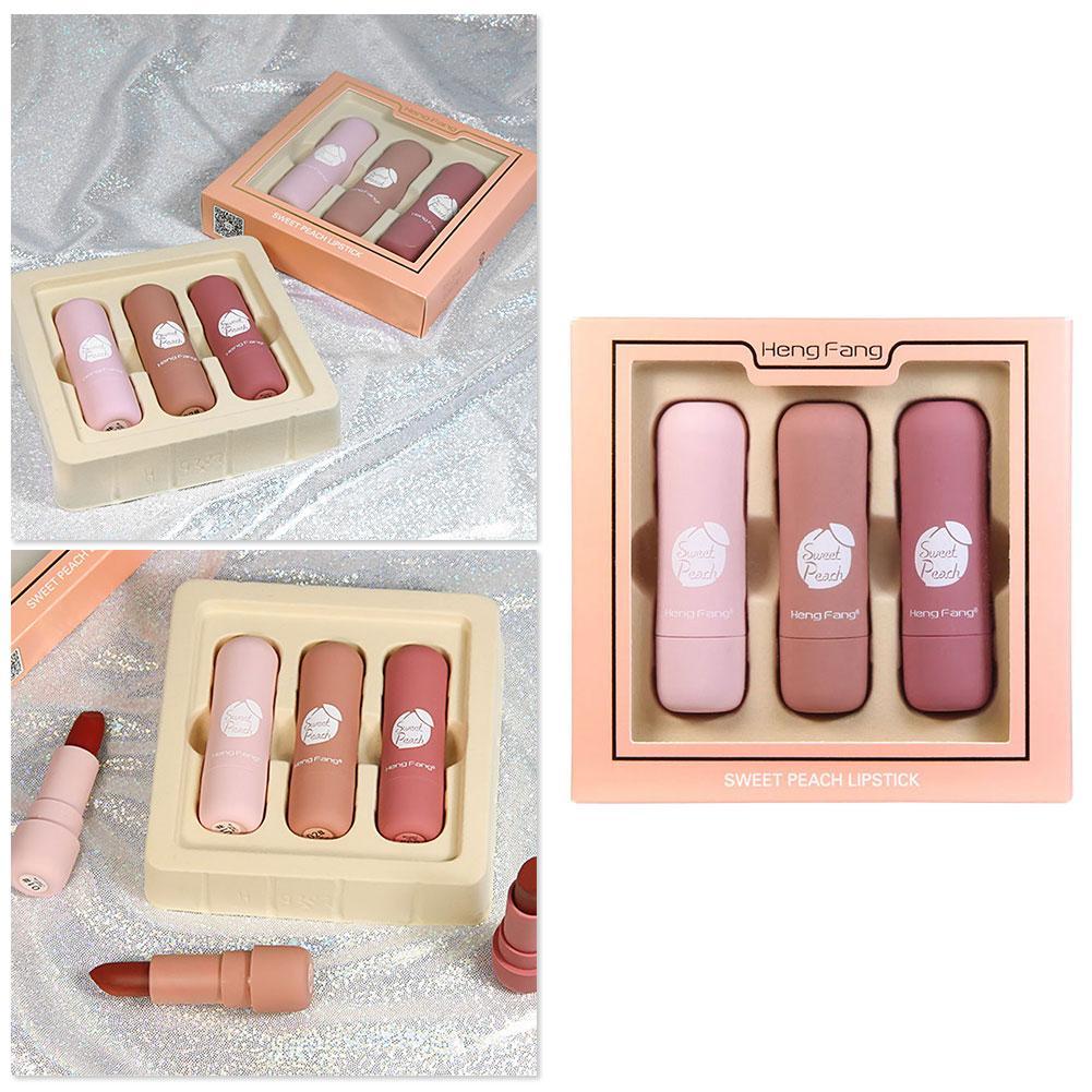 Fashion Lipstick Gold Leaf Jelly Temperature-changed Lip Balm Moisturizer Lips Beauty Makeup Brand HengFang 3 Colors - Elevate
