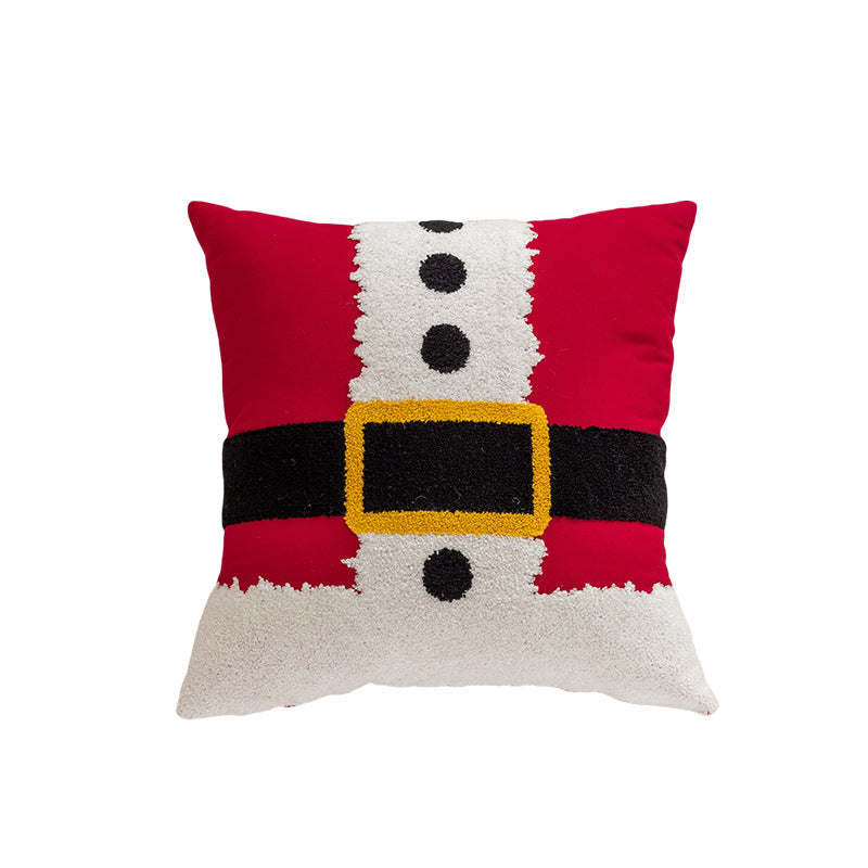 Christmas themed embroidered pillows home decor living room sofas pillows holiday home decor - Elevate