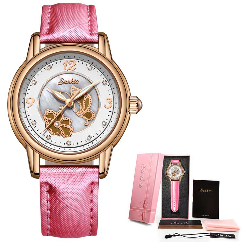 Lige High Quality Ceramic Watch Ladies Watch Exquisite Waterproof Watch - Elevate