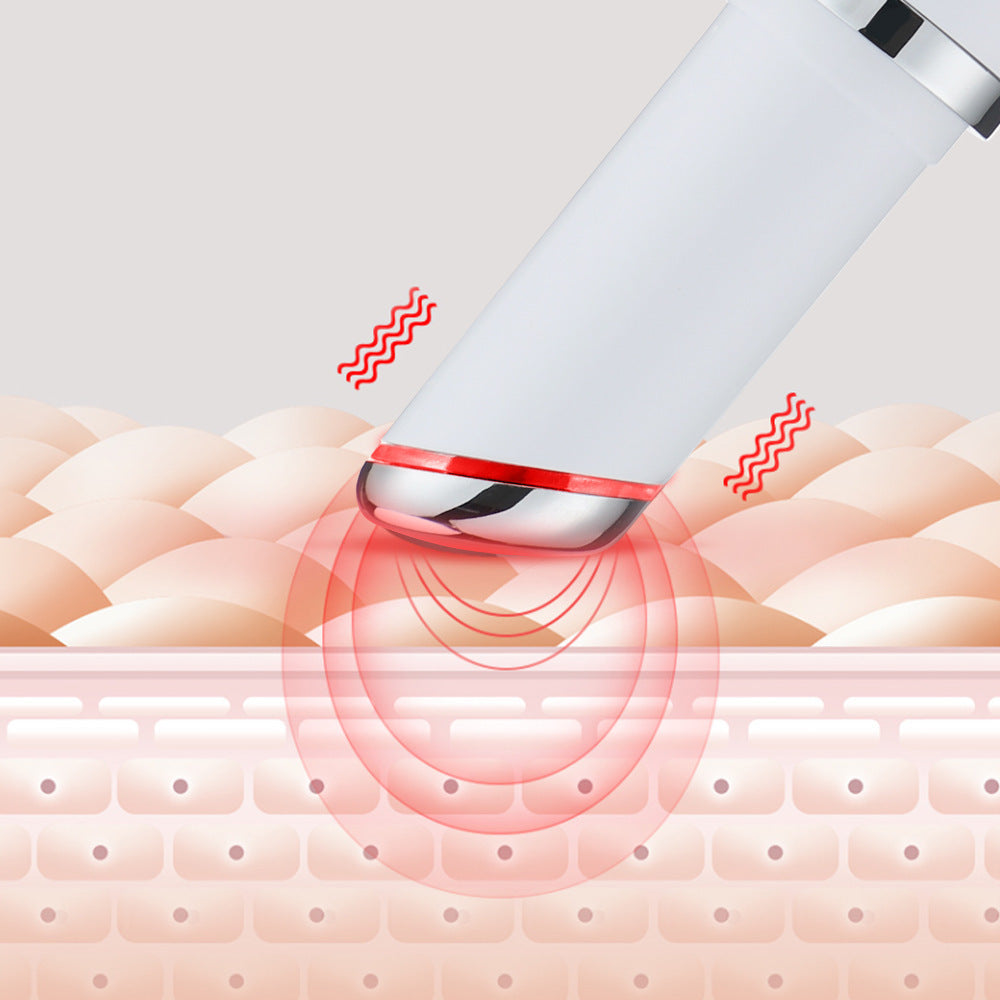Red And Blue Eye Beauty Instrument Home Eye Beauty Instrument Heating Eye Massager Vibration Imported Beauty Instrument - Elevate