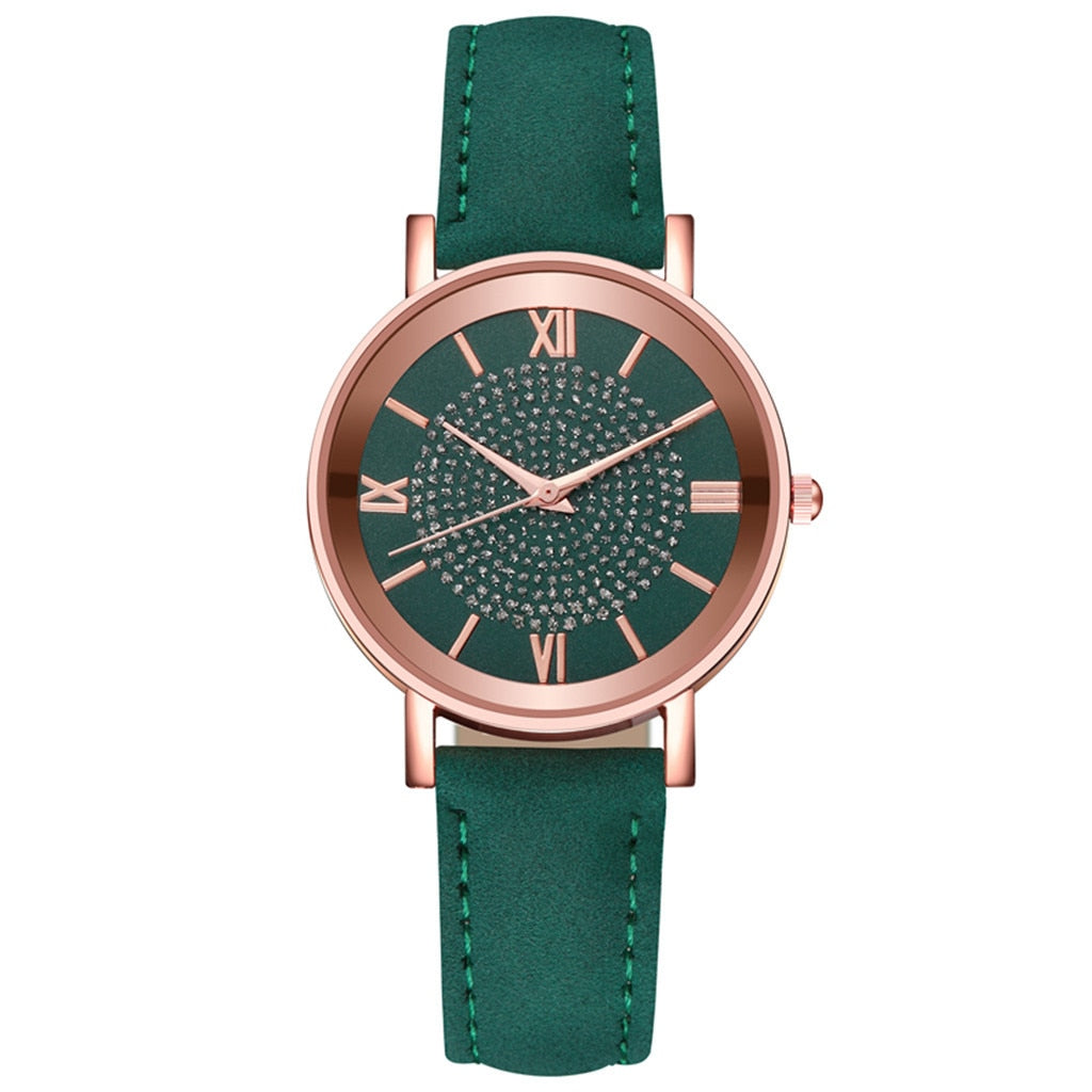 Luxury Watches Quartz  Watch Stainless Steel Dial Casual Bracele Watch - Elevate