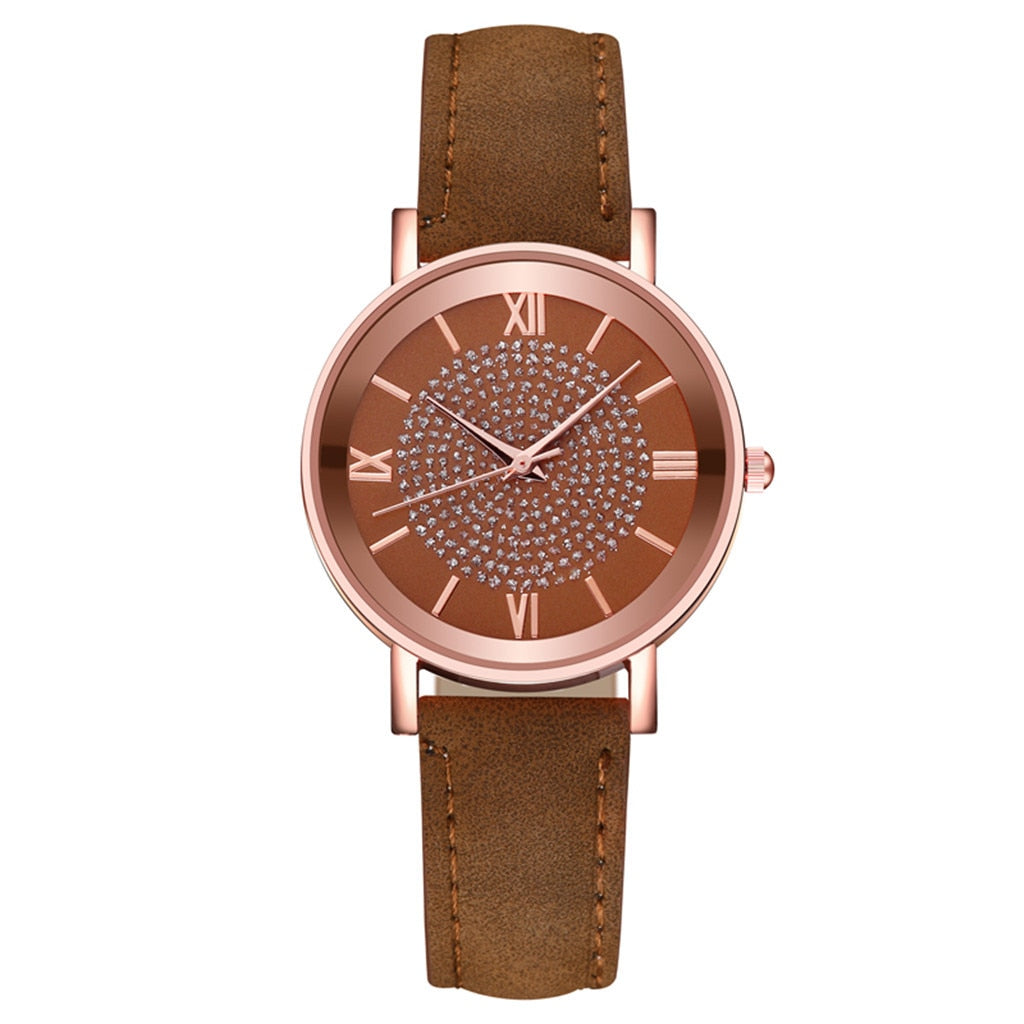 Luxury Watches Quartz  Watch Stainless Steel Dial Casual Bracele Watch - Elevate