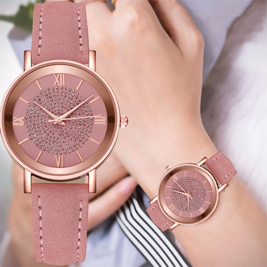 Luxury Watches Quartz  Watch Stainless Steel Dial Casual Bracele Watch - Elevate