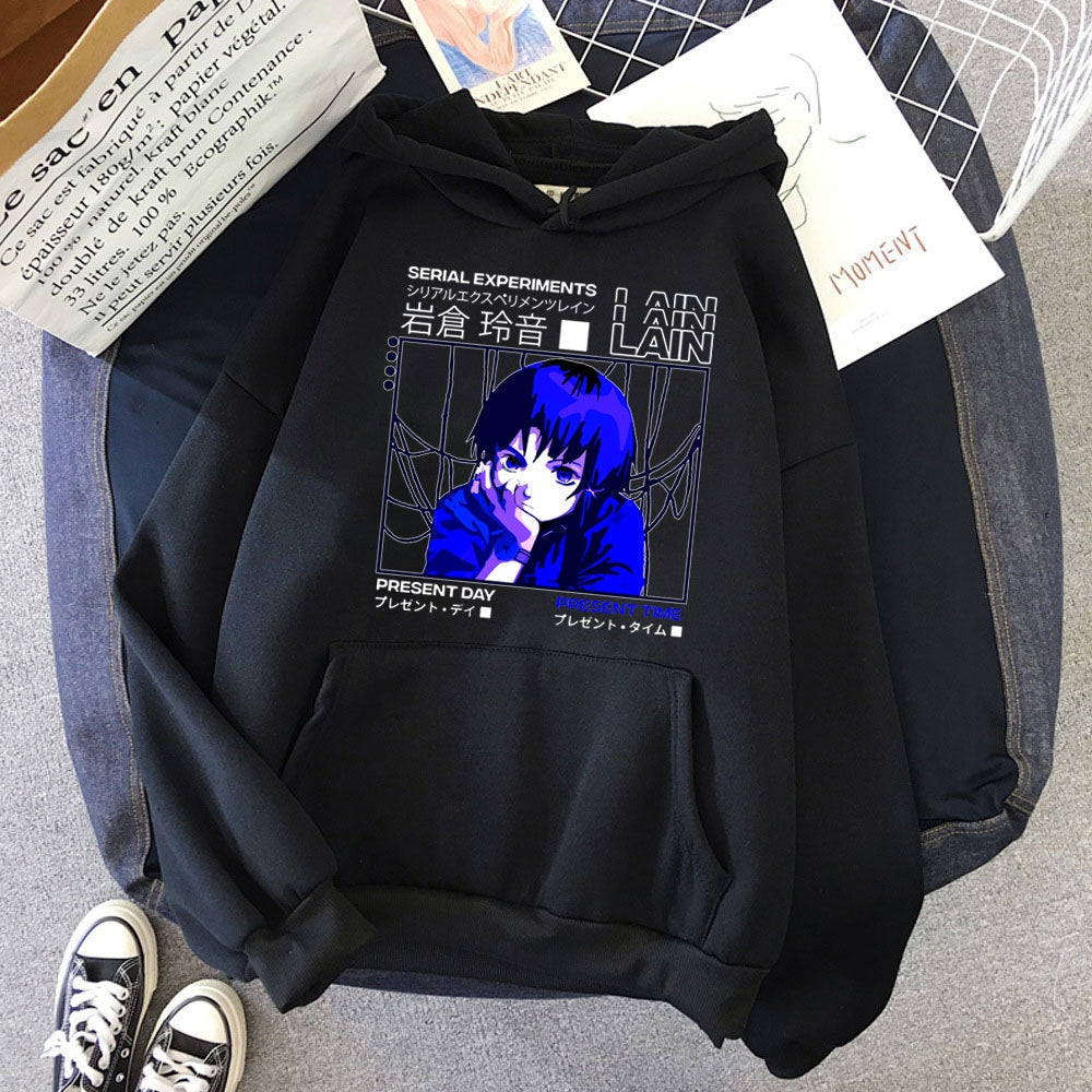 Printed Loose Hoodie Sweatshirt Wear - Elevate