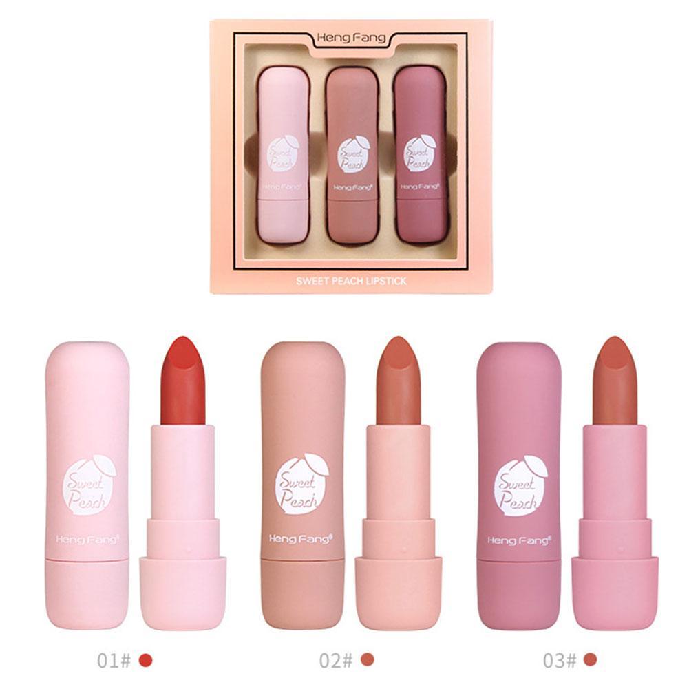 Fashion Lipstick Gold Leaf Jelly Temperature-changed Lip Balm Moisturizer Lips Beauty Makeup Brand HengFang 3 Colors - Elevate