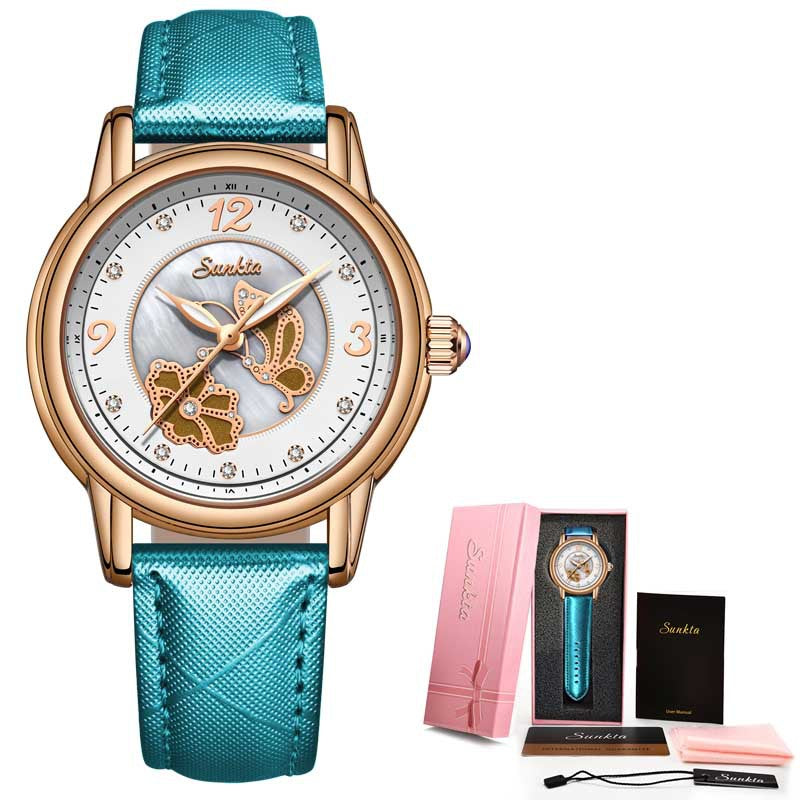 Lige High Quality Ceramic Watch Ladies Watch Exquisite Waterproof Watch - Elevate