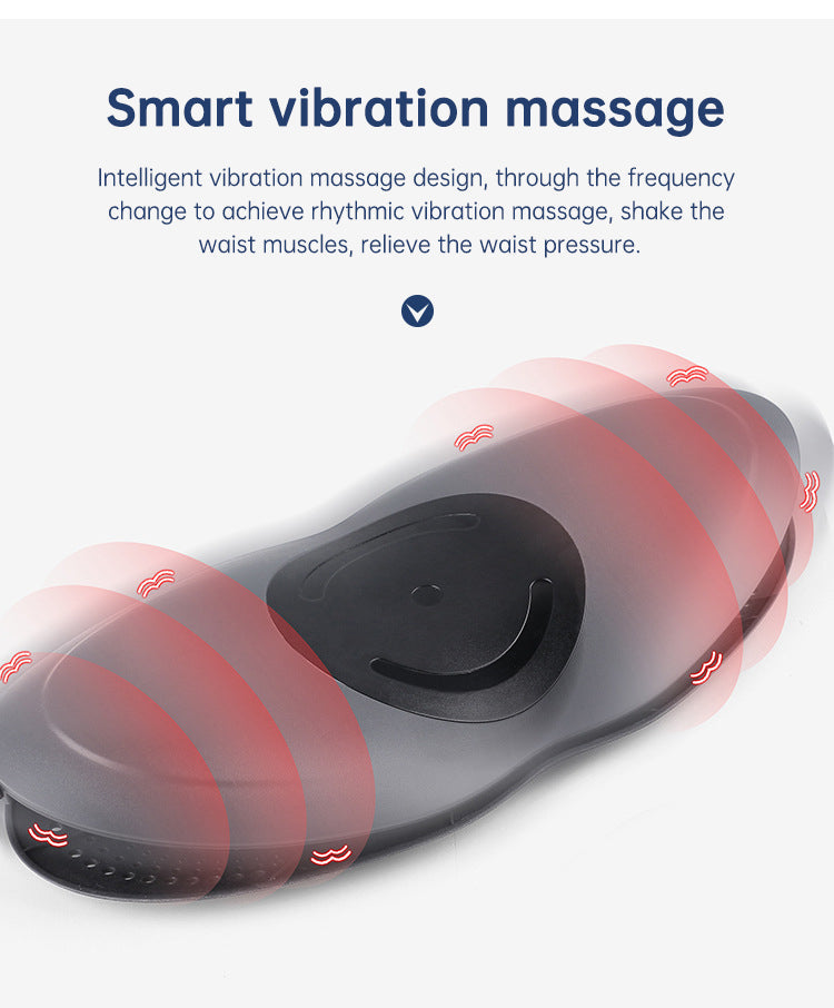 Waist Massager Lumbar Traction Inflatable Hot Compress Back Cervical Stretcher Massage Air Pressure Reduce Relief Pain - Elevate