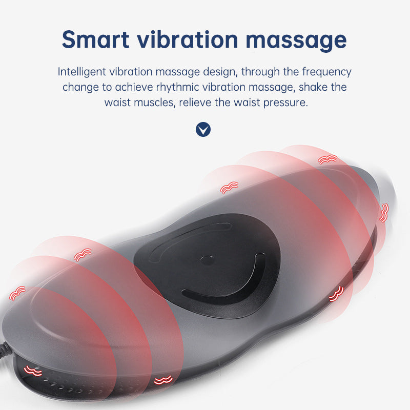 Waist Massager Lumbar Traction Inflatable Hot Compress Back Cervical Stretcher Massage Air Pressure Reduce Relief Pain - Elevate
