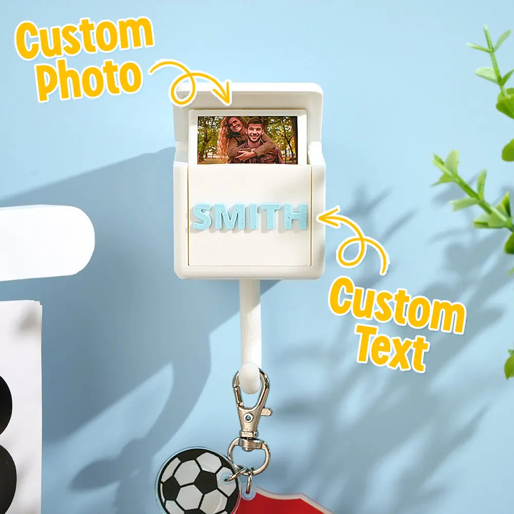 Personalized 3D Printed Gravity Hooks Home Decor Gift for Family eprolo