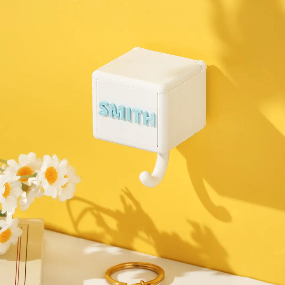 Personalized 3D Printed Gravity Hooks Home Decor Gift for Family eprolo